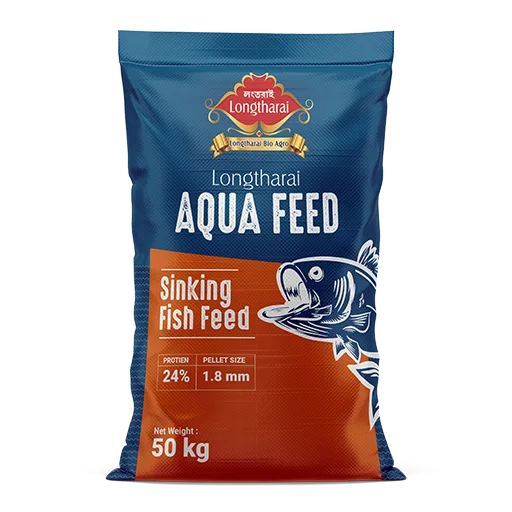 Sinking Fish Feed 24% Longtharai Bio Agro